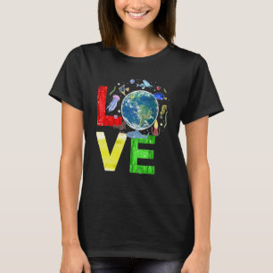 Camiseta Love Earth Day 2022 Planet Environmental Sea Anima