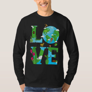 Camiseta Love Earth Day 2022 Planet Environmental We Love E