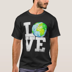 Camiseta LOVE Earth Day 50º aniversario del clima 2020