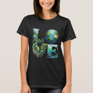 Camiseta Love Earth Day Planet Nature 2025 Environmental Ec
