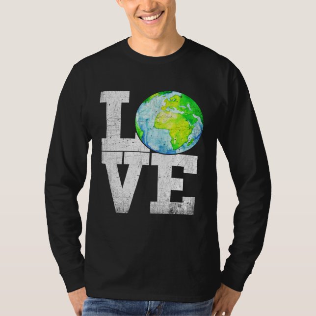 Camiseta LOVE Earth Earth Day 50th Anniversary 2020 Climate (Anverso)