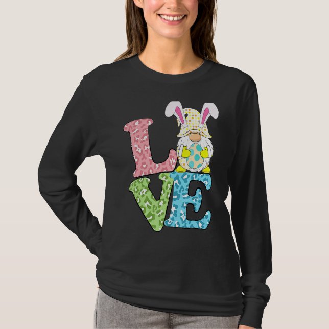 Camiseta Love Easter Bunny Egnome (Anverso)