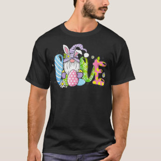 Camiseta Love Easter con Gnomie Funny Gnome Easter Squad F