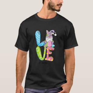Camiseta Love Easter Gnome Lunch Lady Bunny Happy Easter Da