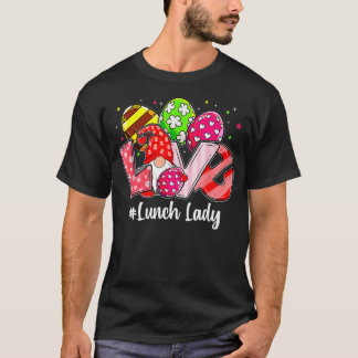 Camiseta Love Easter Gnome Lunch Lady Bunny Happy Easter dr