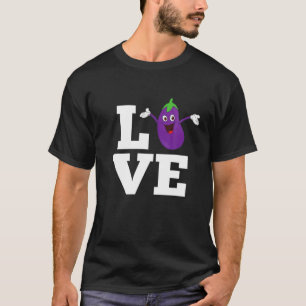 Camiseta Love Eggplant - Funny Gay Pride Humor LGBTQ