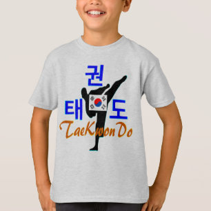 Camiseta ❤☯✔Love el Arte-Taekwondo marcial coreano Crewneck