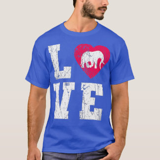 Camiseta Love Elephant