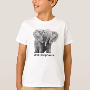 Camiseta Love Elephants Kids T-Shirt