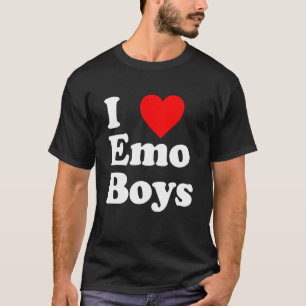 Camiseta Love Emo Boys Heart Trendy Egirl Eboy GF Estética