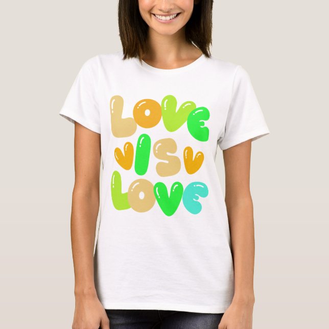 Camiseta Love es love (Anverso)