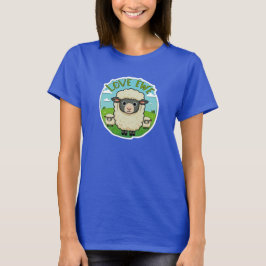 Camiseta Love Ewe Cute Sheep Pun Heart Animal Artwork