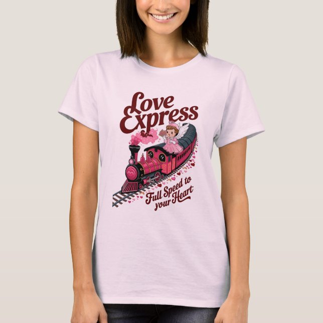 Camiseta Love Express Valentines (Anverso)
