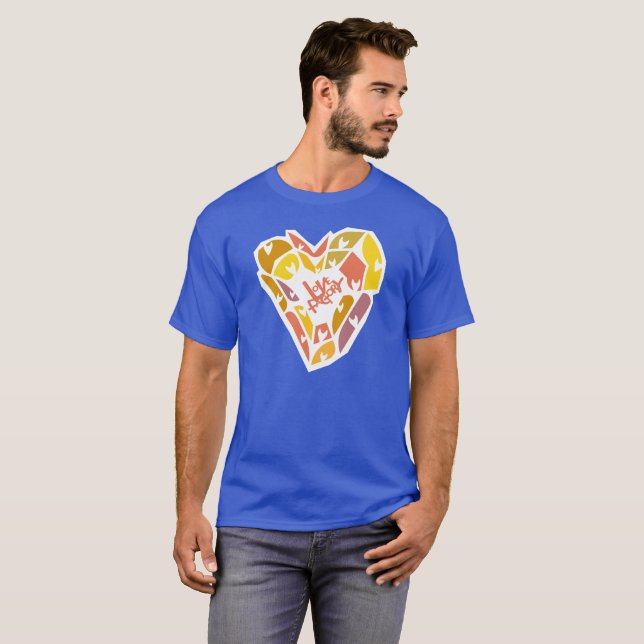 CAMISETA LOVE FACTORY HEARTS BY MASANSER  (Anverso completo)
