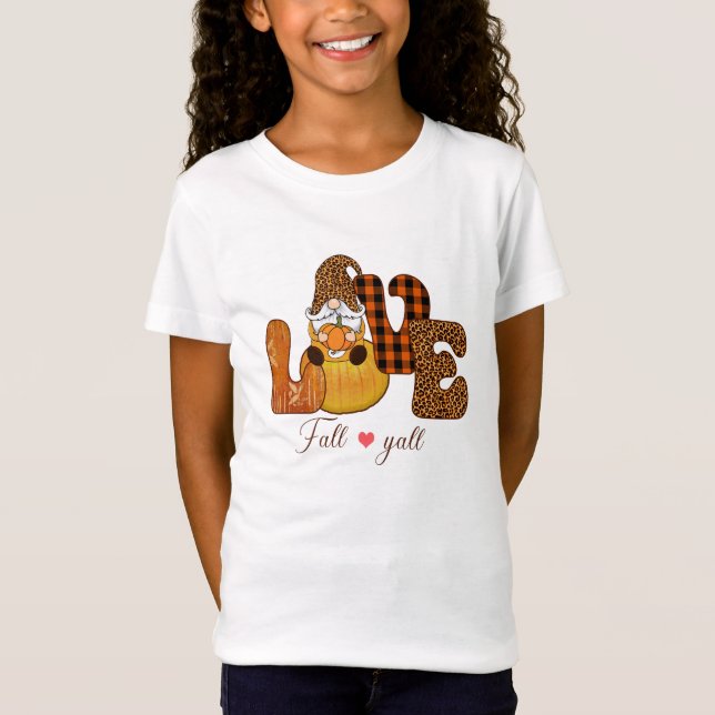 Camiseta Love Fall Gnomes (Anverso)