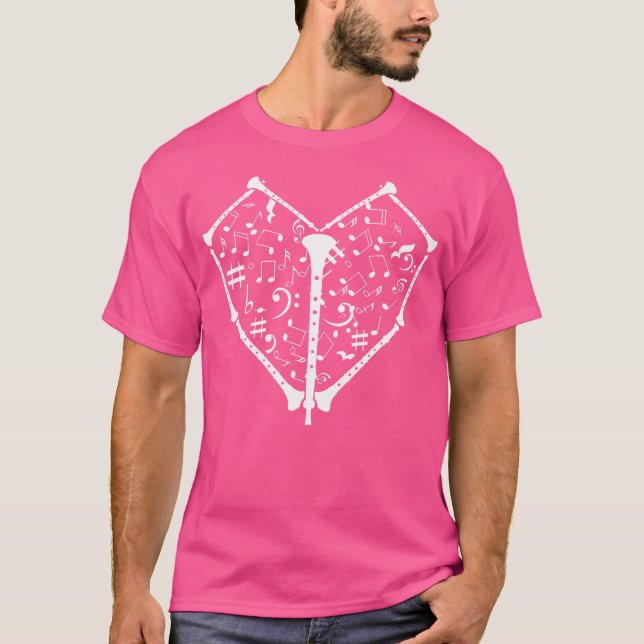 Camiseta Love Flute (Anverso)