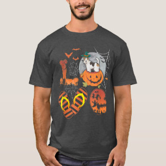 Camiseta Love Fo Terrier Witch Pumpkin Scary Halloween Dog