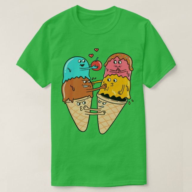 Camiseta Love Foods (Diseño del anverso)