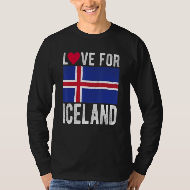 Camiseta Love for Iceland (Anverso)