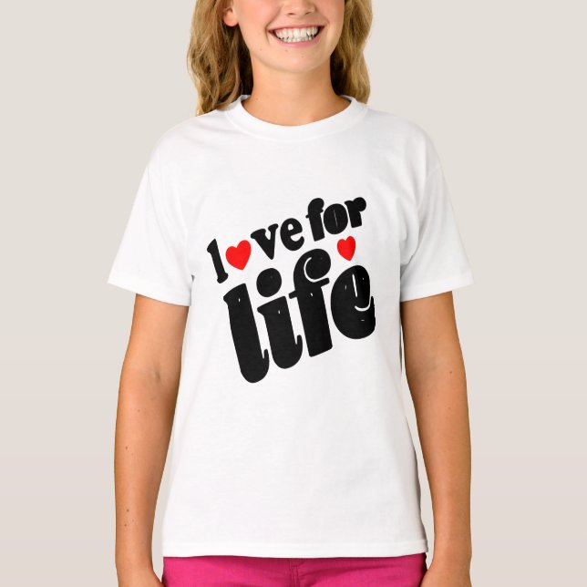 Camiseta love for life (Anverso)