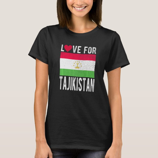 Camiseta Love for Tajikistan Premium (Anverso)