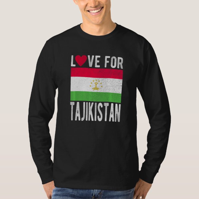 Camiseta Love for Tajikistan Premium (Anverso)