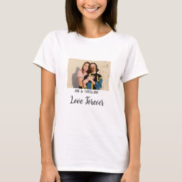 Camiseta Love Forever LGbtq pareja orgullo agregar nombre d