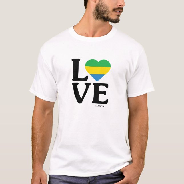 Camiseta Love Gabon (Anverso)