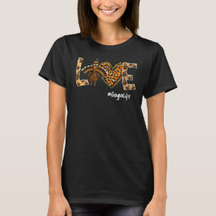 Camiseta Love Gaga Life Turkey Thanksgivin Leopard Thanksgi