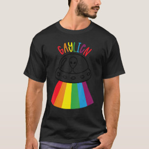 Camiseta Love Gaylien Lgbtq Rainbow Beam Gay Priest Festiva