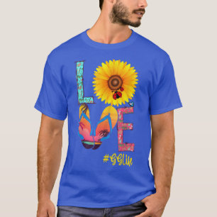 Camiseta Love GG Life Flip Flores Hippie Sunflower Summer