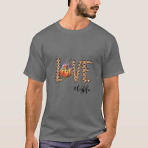 Camiseta Love Gg Life Pumpkin Halloween de otoño