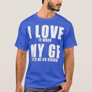 Camiseta Love Girlfriend Funny Dirt Biking Motocross Tee
