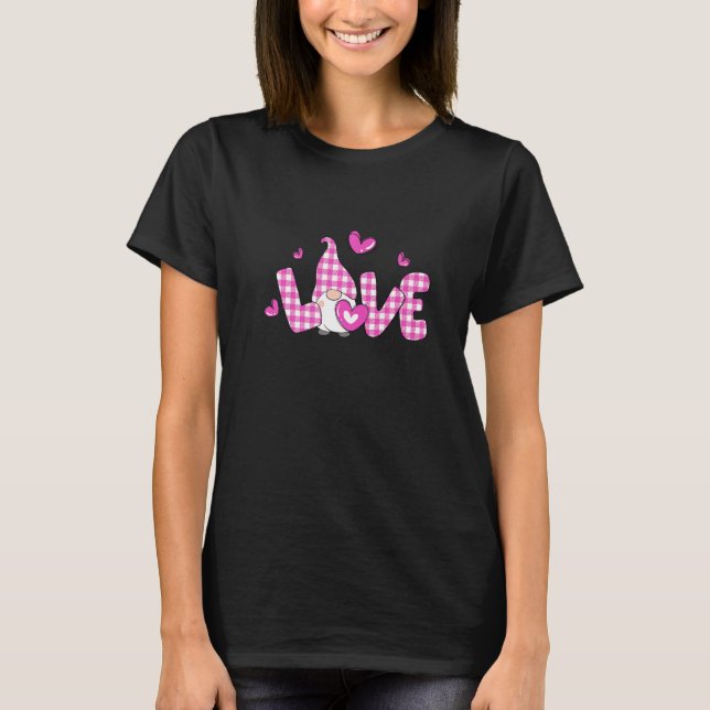 Camiseta Love Gnome Búfalo Jugado San Valentín Codo (Anverso)