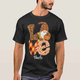 Camiseta Love Gnome Pumpkin Uncle Thankending Group Matchi