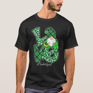 Camiseta Love Gnome Shamrock St Patricks Day Gnomies Teatro