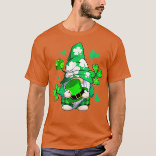 Camiseta Love Gnomes Irish Shamrock St Patrick's Day Four L