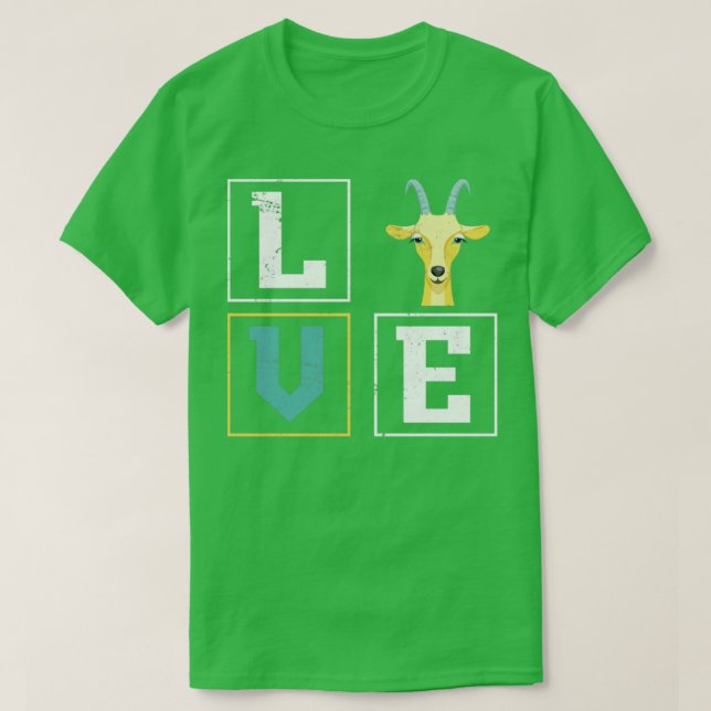 Camiseta Love Goat (Diseño del anverso)