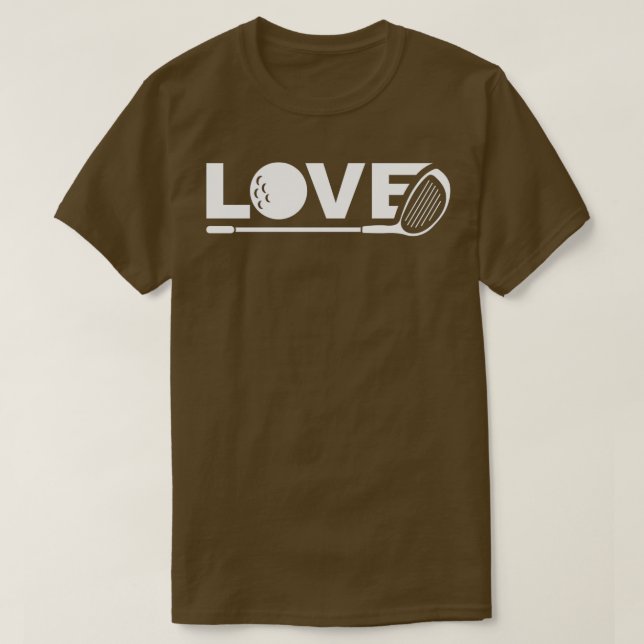 Camiseta Love Golf Ball (Diseño del anverso)