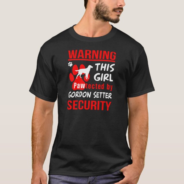 Camiseta love Gordon Setter Funny Gift (Anverso)