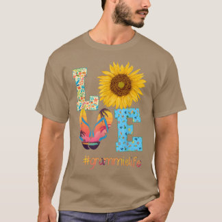 Camiseta LOVE Grammie Life Flip Flops Moth de verano