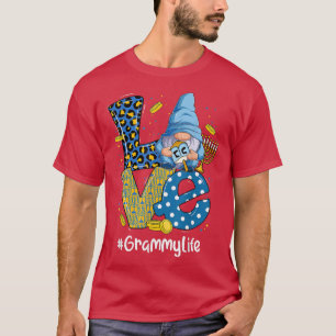 Camiseta Love Grammy Life Leopard Gnome Happy Chanukah Gnom