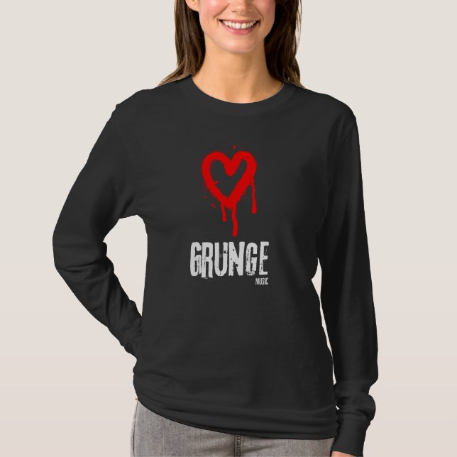 Camiseta Love Grunge Music (Anverso)