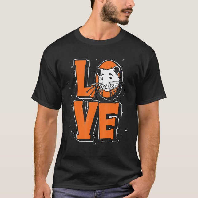 Camiseta Love Hamster (Anverso)