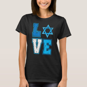 Camiseta Love Hanukkah Star Of David Happy Chanukkah Costum