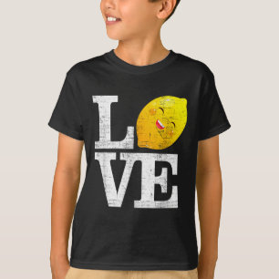Camiseta Love Happy Lemon Fresh Summer Lemons Lemonade