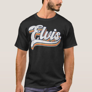 Camiseta Love Heart Elvis Name Personalized GrungeVintage S