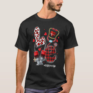 Camiseta LOVE Heart Nutritionist Life Funny El día de San V