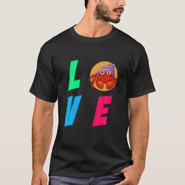 Camiseta LOVE Hermit Crabs (Anverso)
