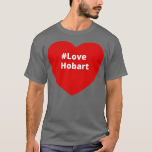 Camiseta Love Hobart Hashtag Heart